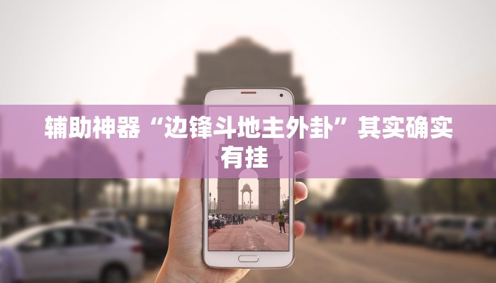 教程辅助“边锋跑得快开挂教程方法”其实确实有挂 