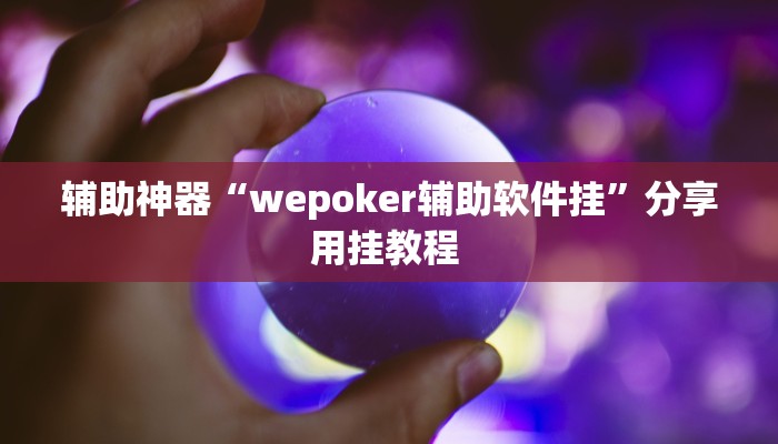 辅助神器“wepoker辅助软件挂”分享用挂教程 