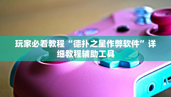 玩家必看教程“德扑之星作弊软件”详细教程辅助工具