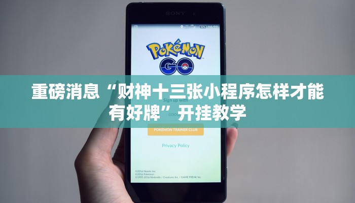 重磅消息“财神十三张小程序怎样才能有好牌”开挂教学