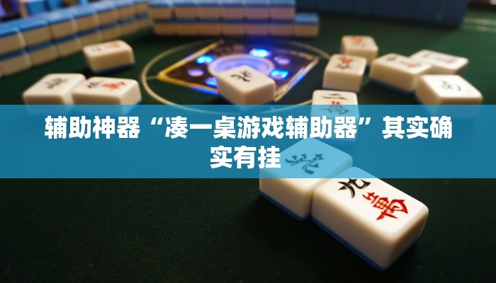 辅助神器“凑一桌游戏辅助器”其实确实有挂 