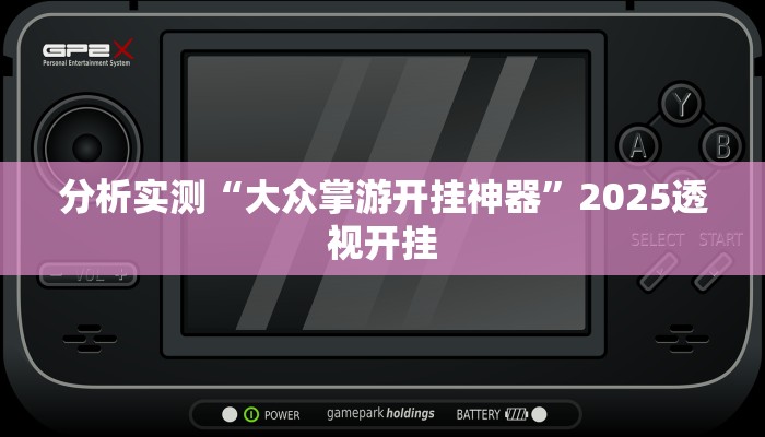 分析实测“大众掌游开挂神器”2025透视开挂