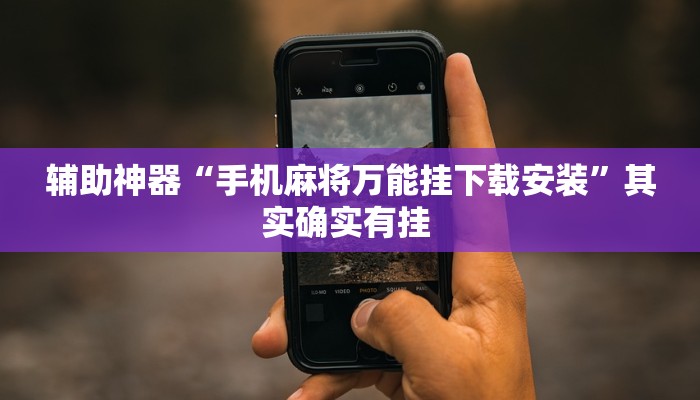 辅助神器“手机麻将万能挂下载安装”其实确实有挂 