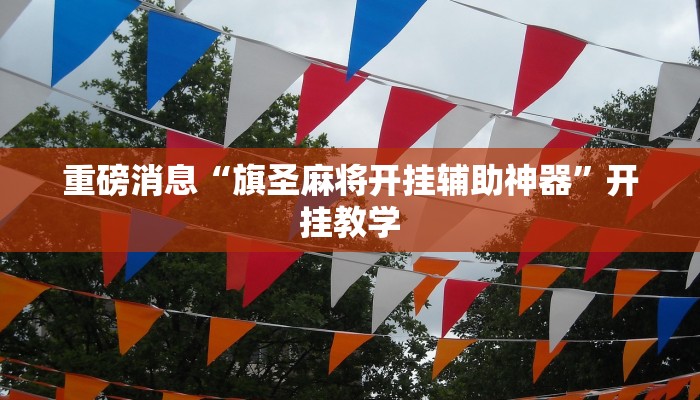 重磅消息“旗圣麻将开挂辅助神器”开挂教学