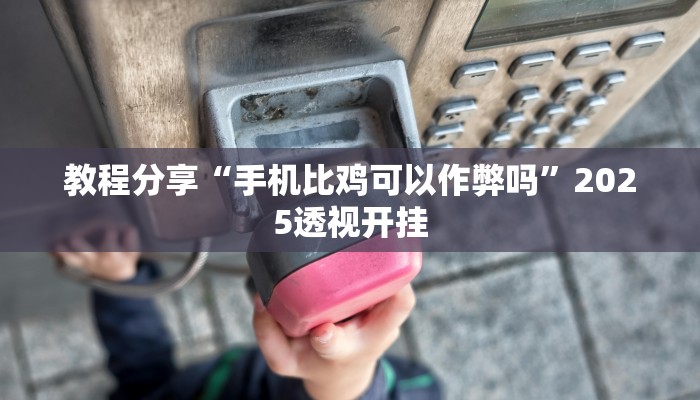 教程分享“手机比鸡可以作弊吗”2025透视开挂