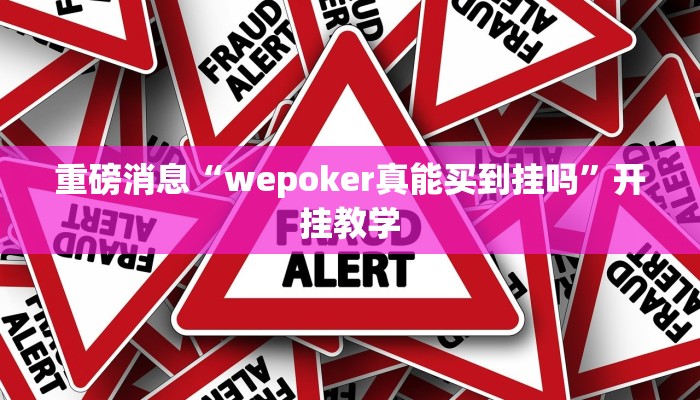 重磅消息“wepoker真能买到挂吗”开挂教学 重磅消息“wepoker真能买到挂吗”开挂教学