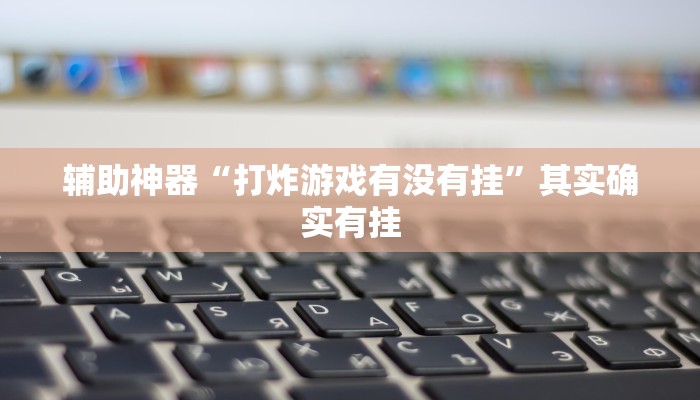 辅助神器“打炸游戏有没有挂”其实确实有挂 辅助神器“打炸游戏有没有挂”其实确实有挂