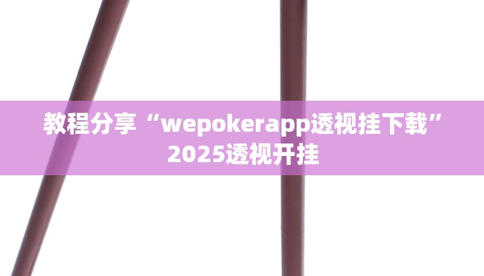 教程分享“wepokerapp透视挂下载”2025透视开挂 教程分享“wepokerapp透视挂下载”2025透视开挂